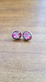 Floral Resin Studs