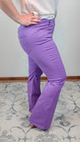 Alice Zenana Bootcut Jeans in Lavender